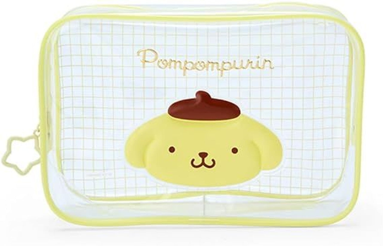 Sanrio Clear Vinyl Pouch Pompompurin