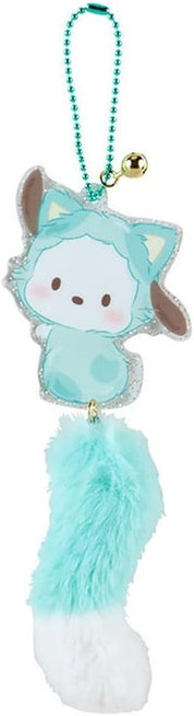 Bag Charm Sanrio Acrylic Cat with Tail (Love Neko Neko) Pochacco