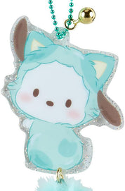 Bag Charm Sanrio Acrylic Cat with Tail (Love Neko Neko) Pochacco