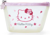 Sanrio Mesh Pouch Sakura Hello Kitty