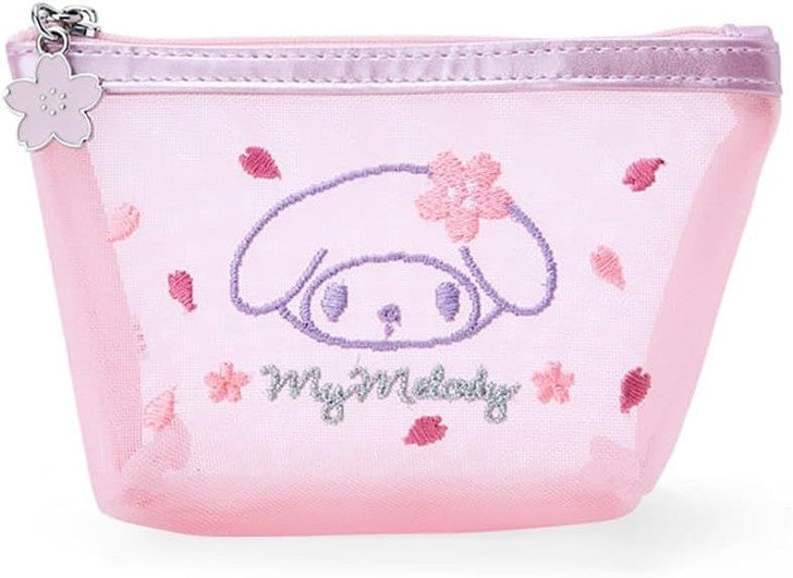 Sanrio Mesh Pouch Sakura My Melody