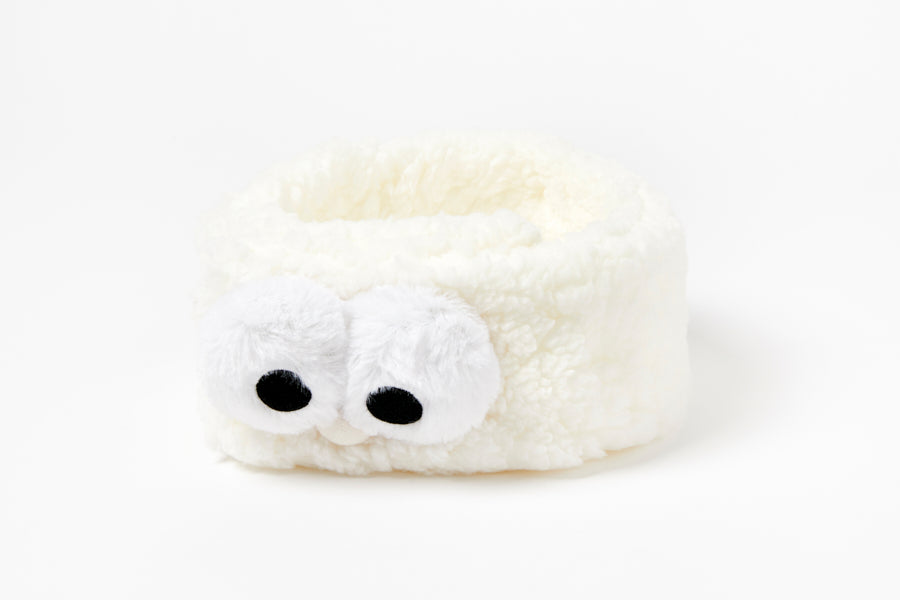 BATH HAIRBAND IVORY EYES