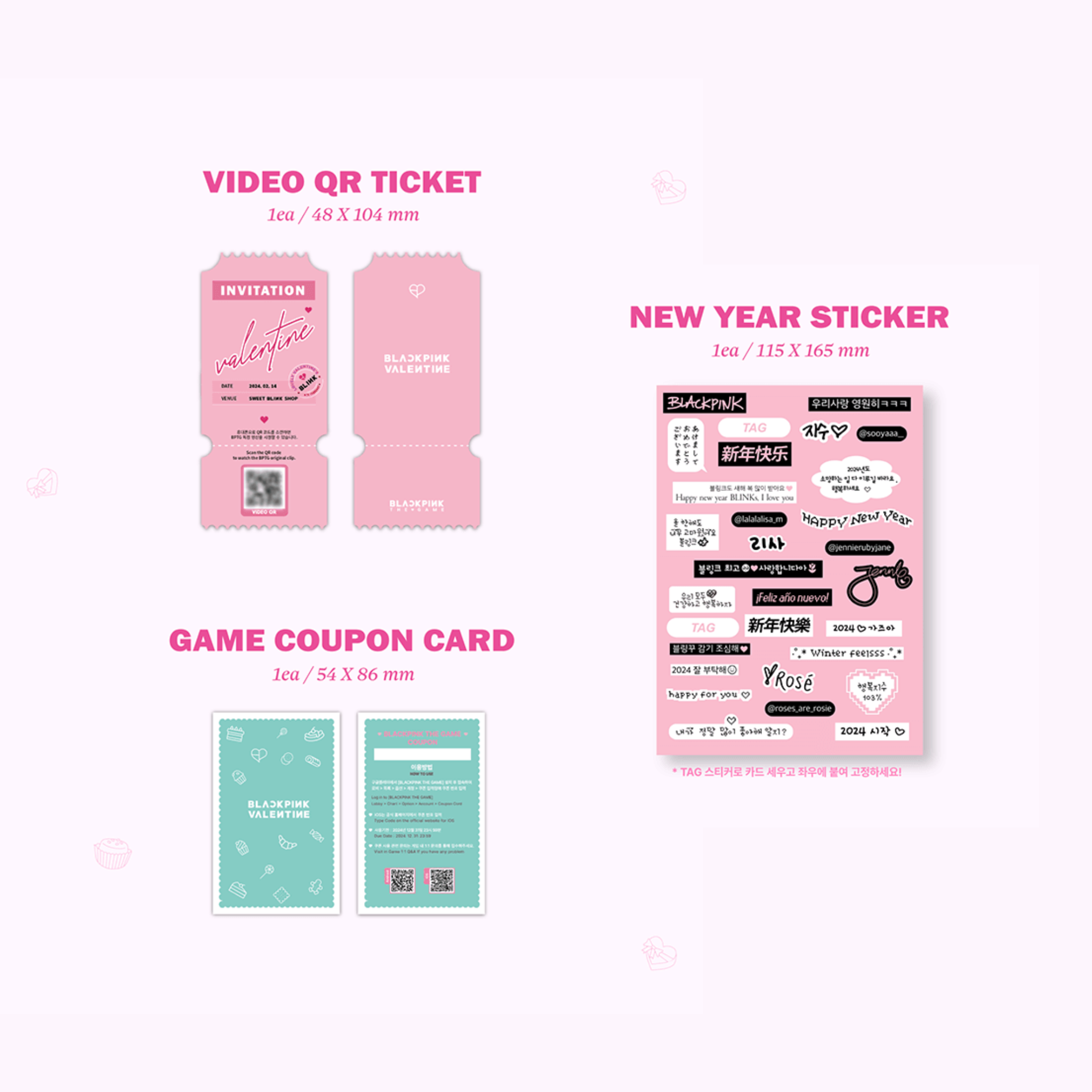 BLACKPINK : THE GAME PHOTOCARD COLLECTION PRE-ORDER EVENT