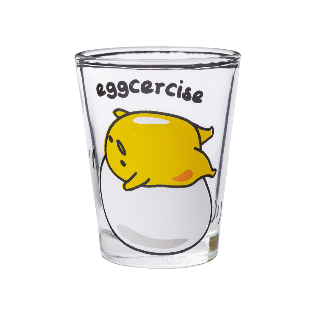 Sanrio Mini Shot Glass (1.5oz) - Gudatama Egg Styles