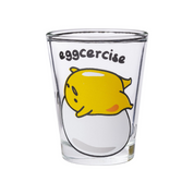 Sanrio Mini Shot Glass (1.5oz) - Gudatama Egg Styles