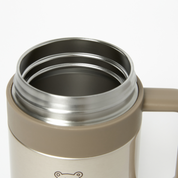 STRAIGHT MUG TUMBLER  420ML BEIGE