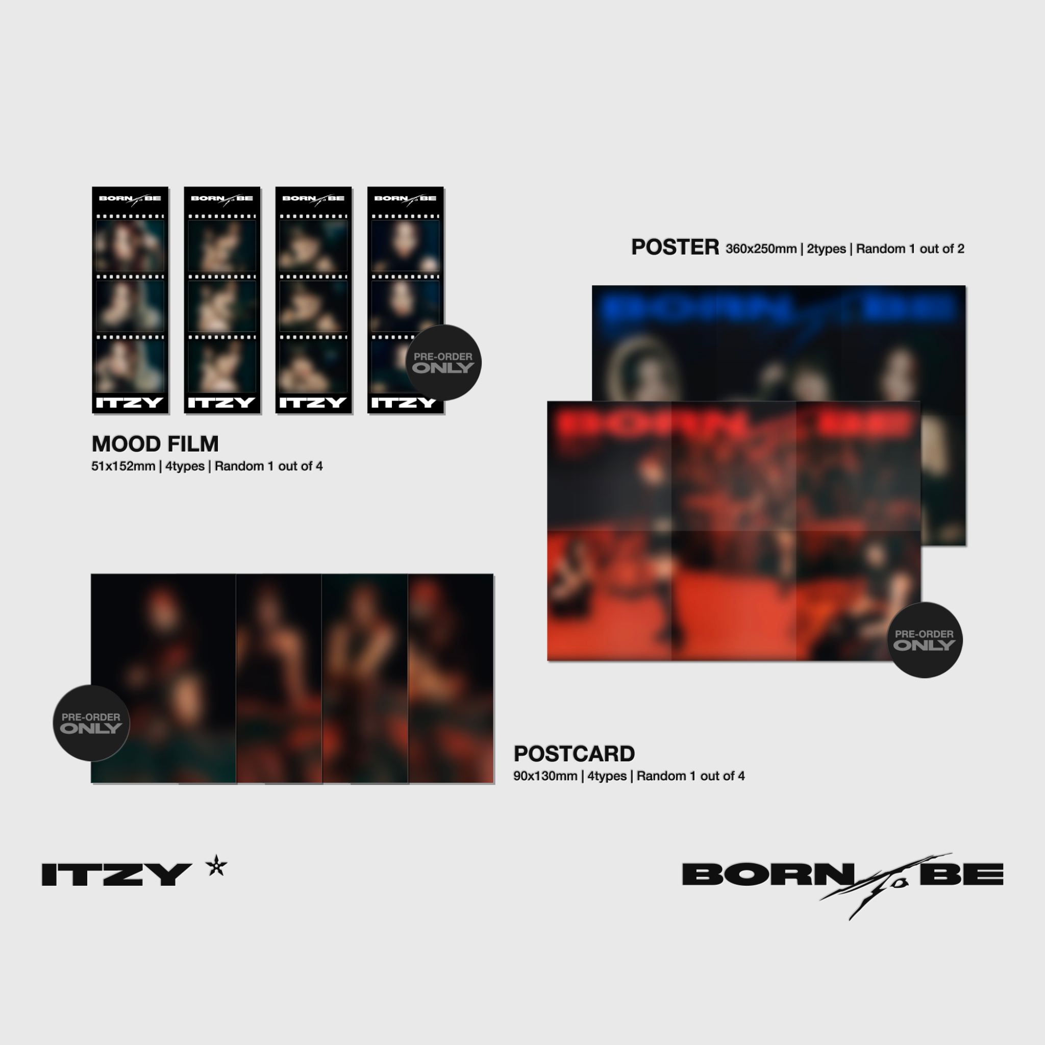 ITZY Album - BORN TO BE (Standard Ver.)