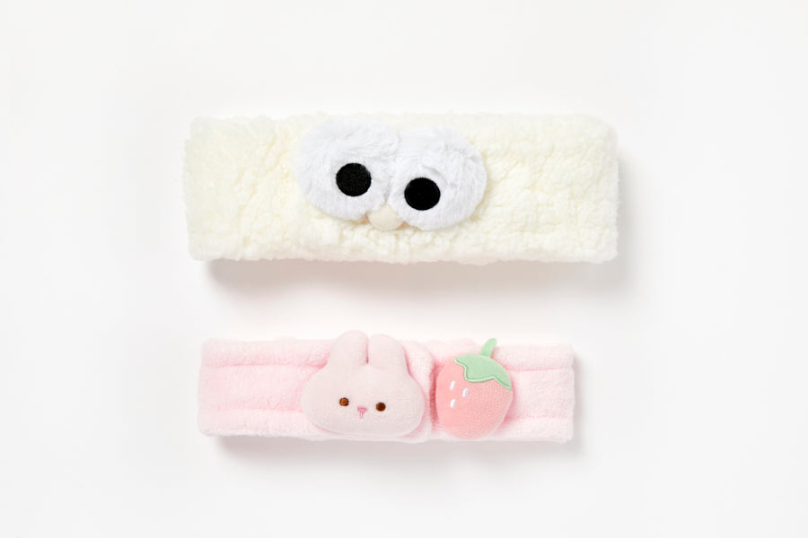 BATH HAIRBAND IVORY EYES