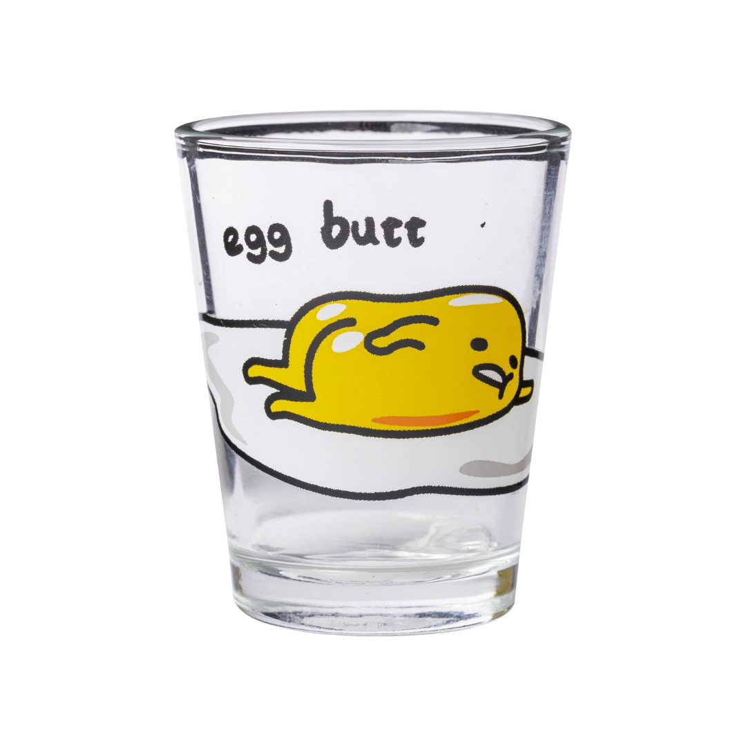 Sanrio Mini Shot Glass (1.5oz) - Gudatama Egg Styles