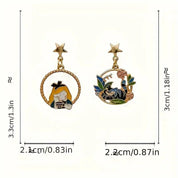 Earrings Alice in Wonderland Tea Time