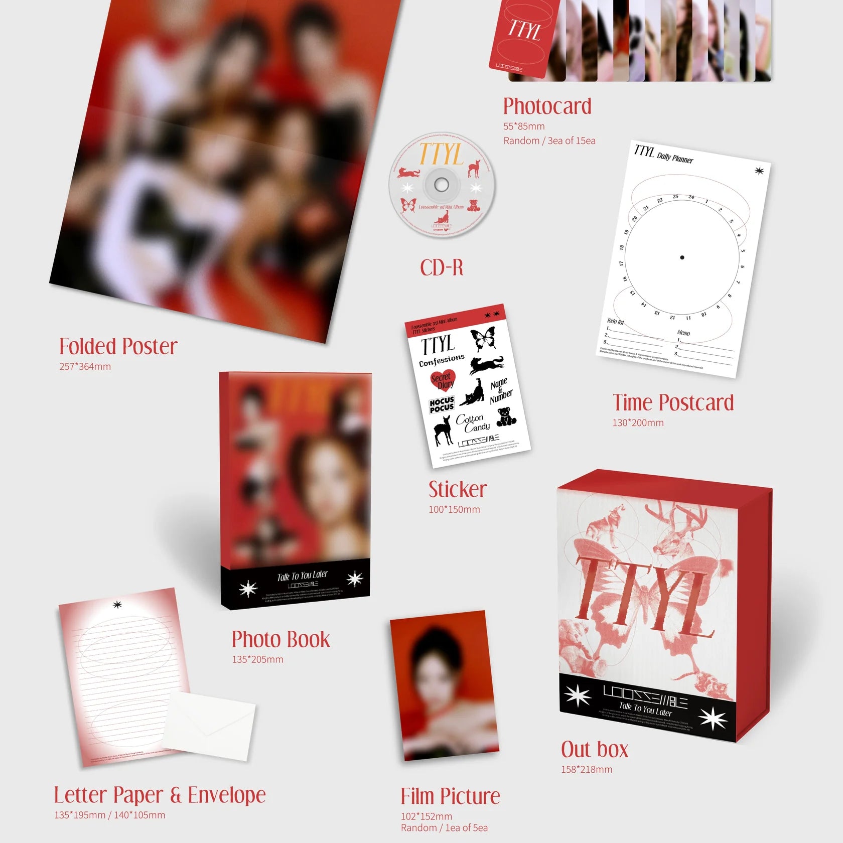 LOOSSEMBLE - 3rd Mini Album [TTYL]  (Photobook Ver.)