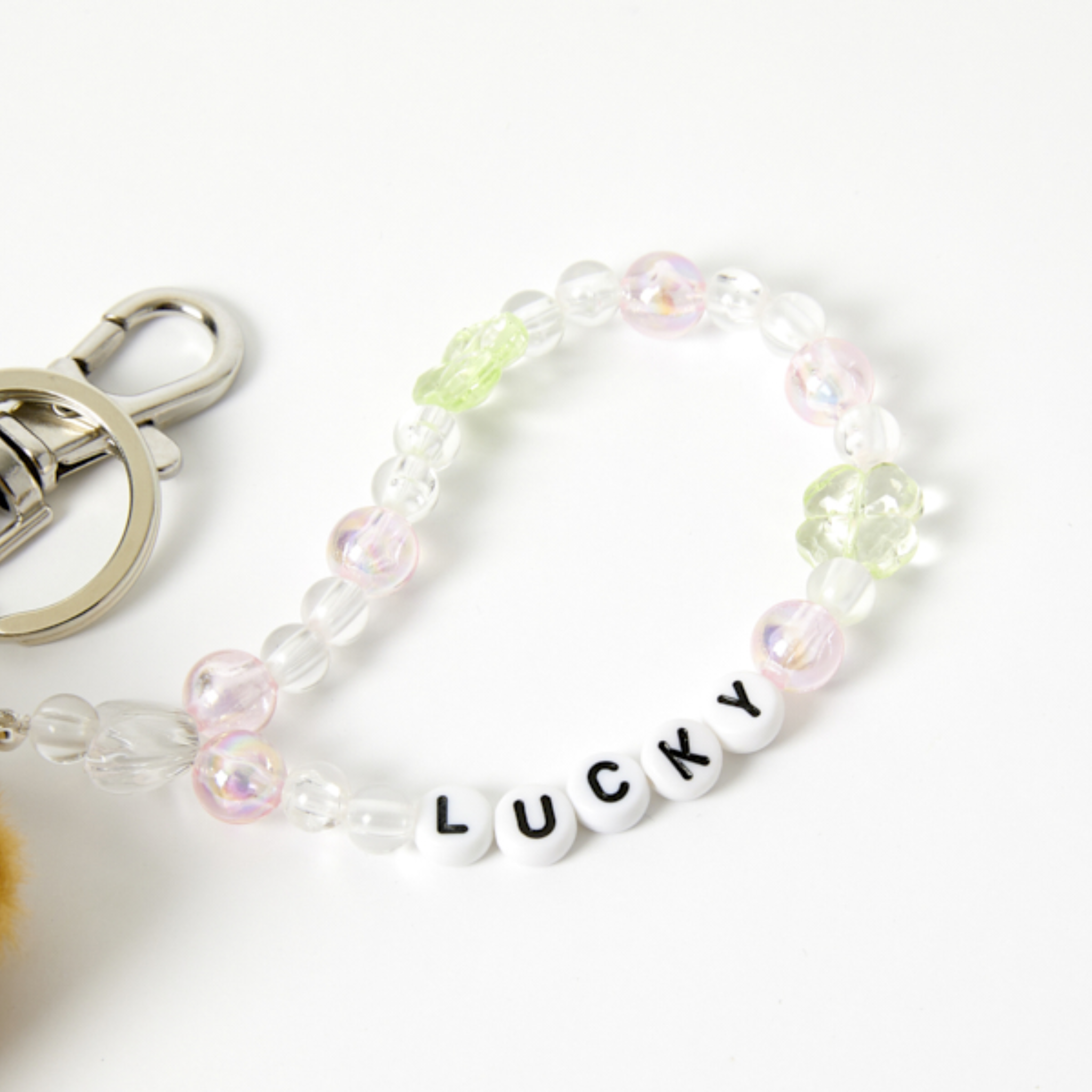 Mini Keyring Clover Charm Bear