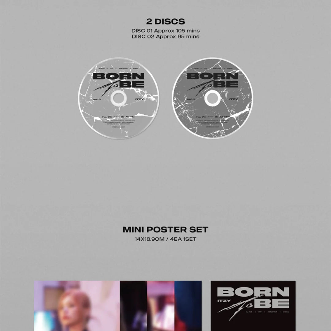 ITZY - 2ND WORLD TOUR [BORN TO BE] IN SEOUL BLU-RAY + POB