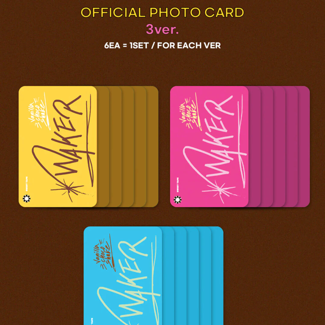 Waker 2nd Mini Album "Sweet Tape" (Rising Card Album)