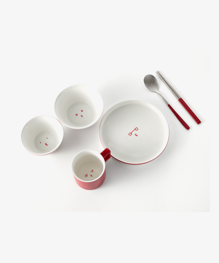 Seventeen Artist Made Merch: PPYOPPYOTICON Rice Bowl Set [Woozi]