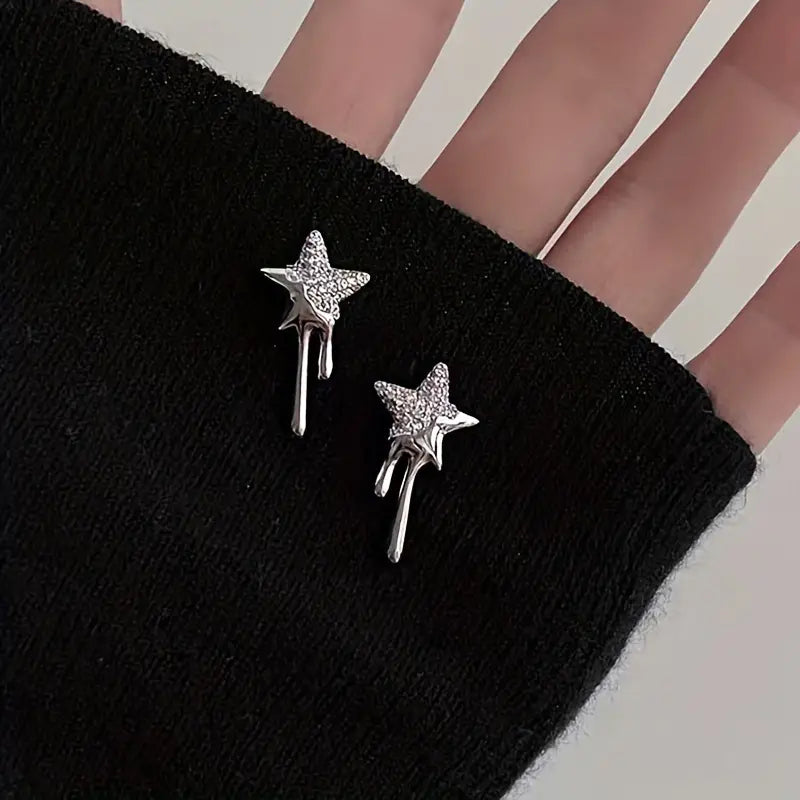 Earrings Melting Star