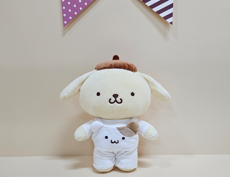 Sanrio 25cm Plush Overalls Collection - Pompompurin