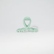 Hair Clip Metal Ribbon Mint