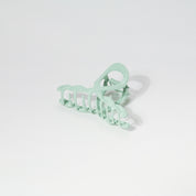 Hair Clip Metal Ribbon Mint