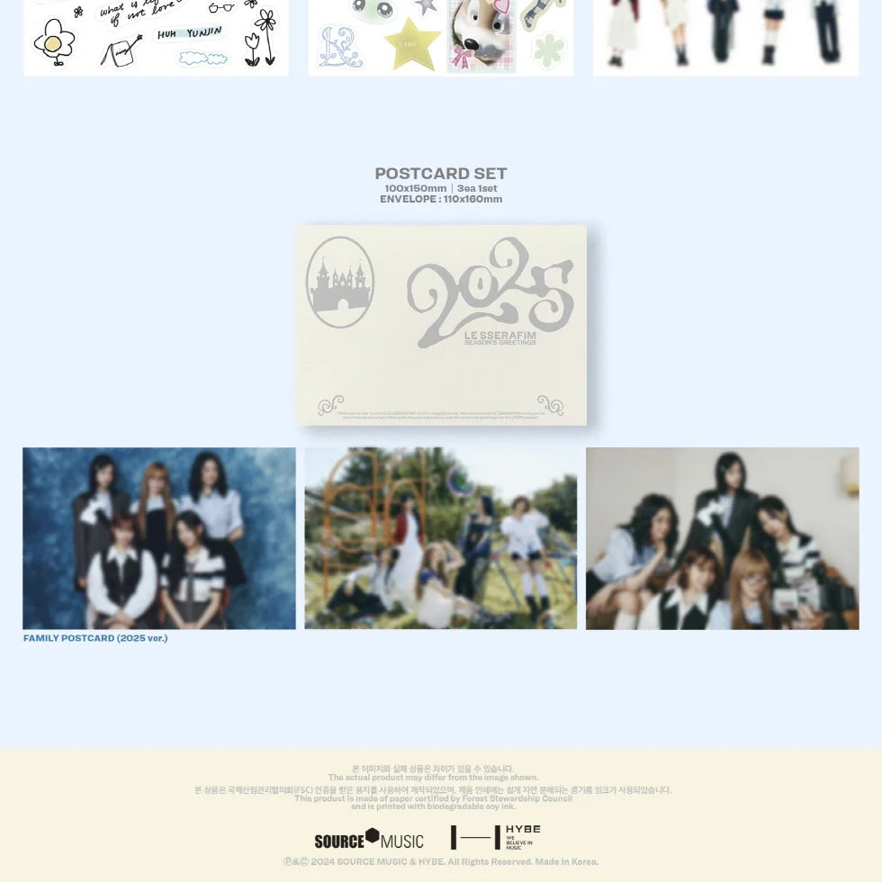 [Pre-Order] Le Sserafim 2025 Season's Greetings