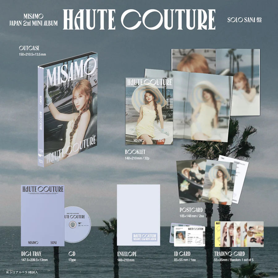 Twice MiSaMo 2nd Japan Mini Album "Haute Couture" [Limited Edition] Solo Ver.