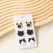 Earrings Cartoon Cat