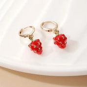 Earrings Dangle Strawberry