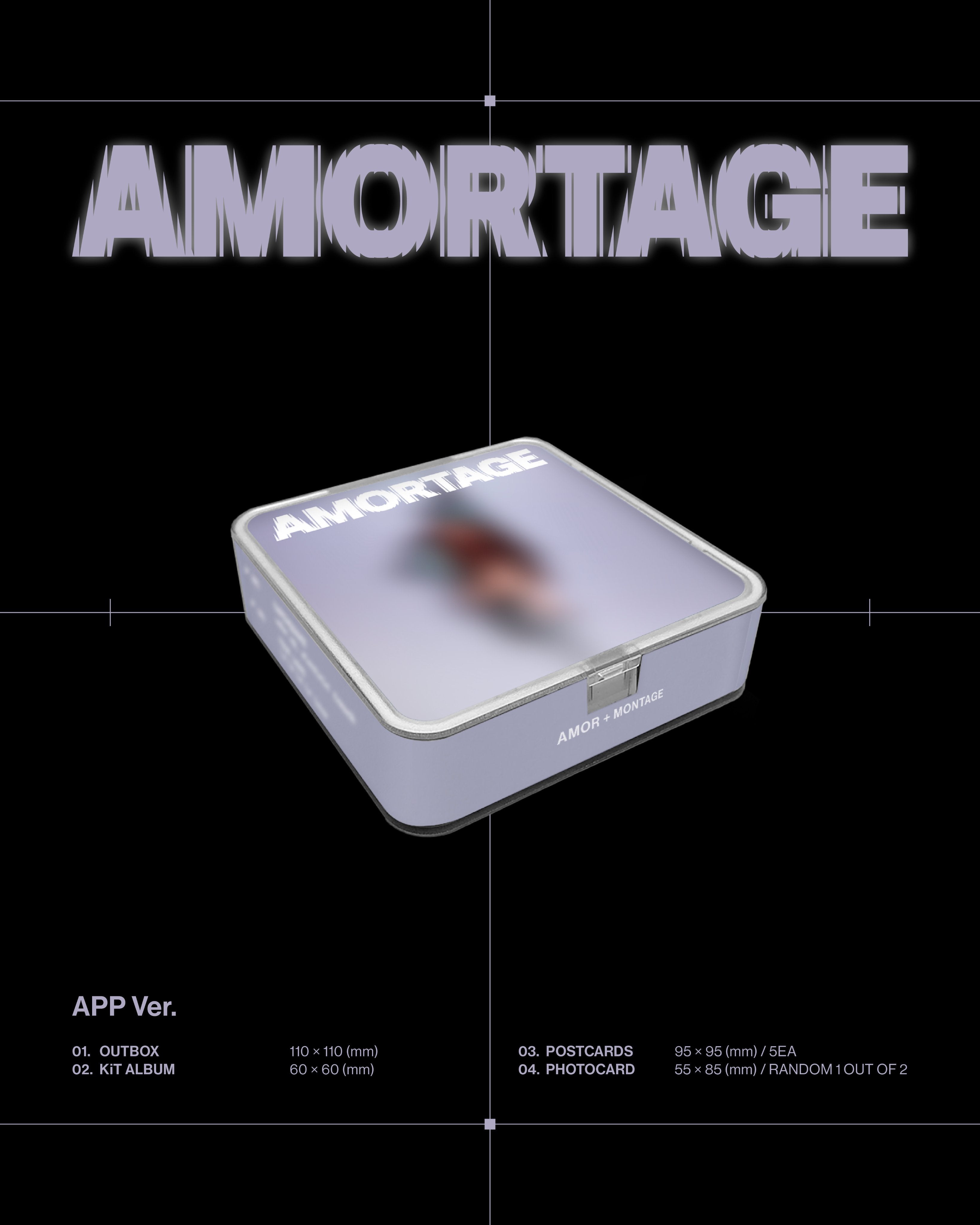 Jisoo EP Album "AMORTAGE" (App Ver.)