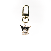 Key Ring Metal Sanrio Kuromi Sitting Mini