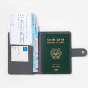 PASSPORT CASE METAL RIBBON BEAR