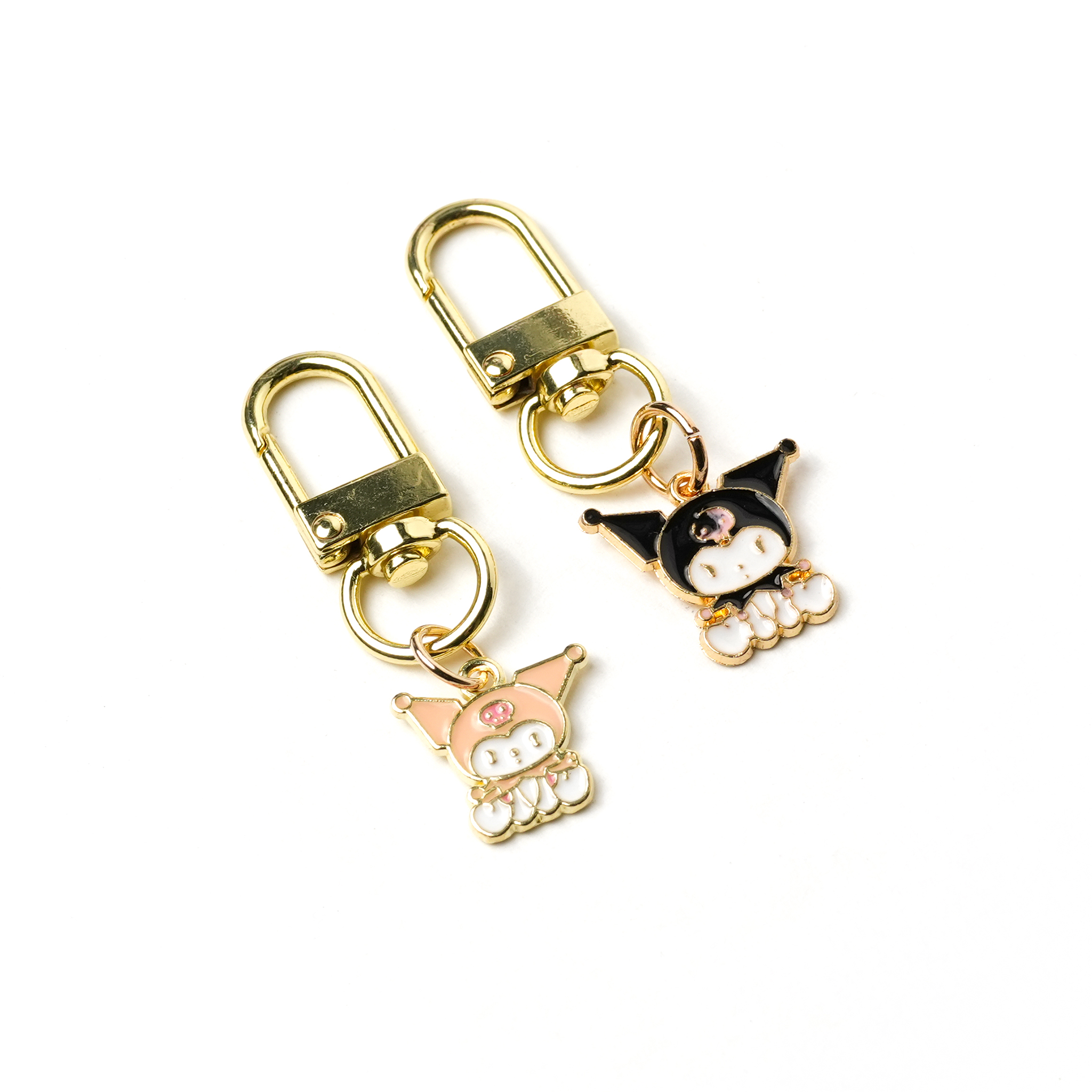 Key Ring Metal Sanrio Kuromi Sitting Mini