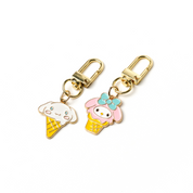 Key Ring Metal Sanrio Cinnamoroll Ice-cream