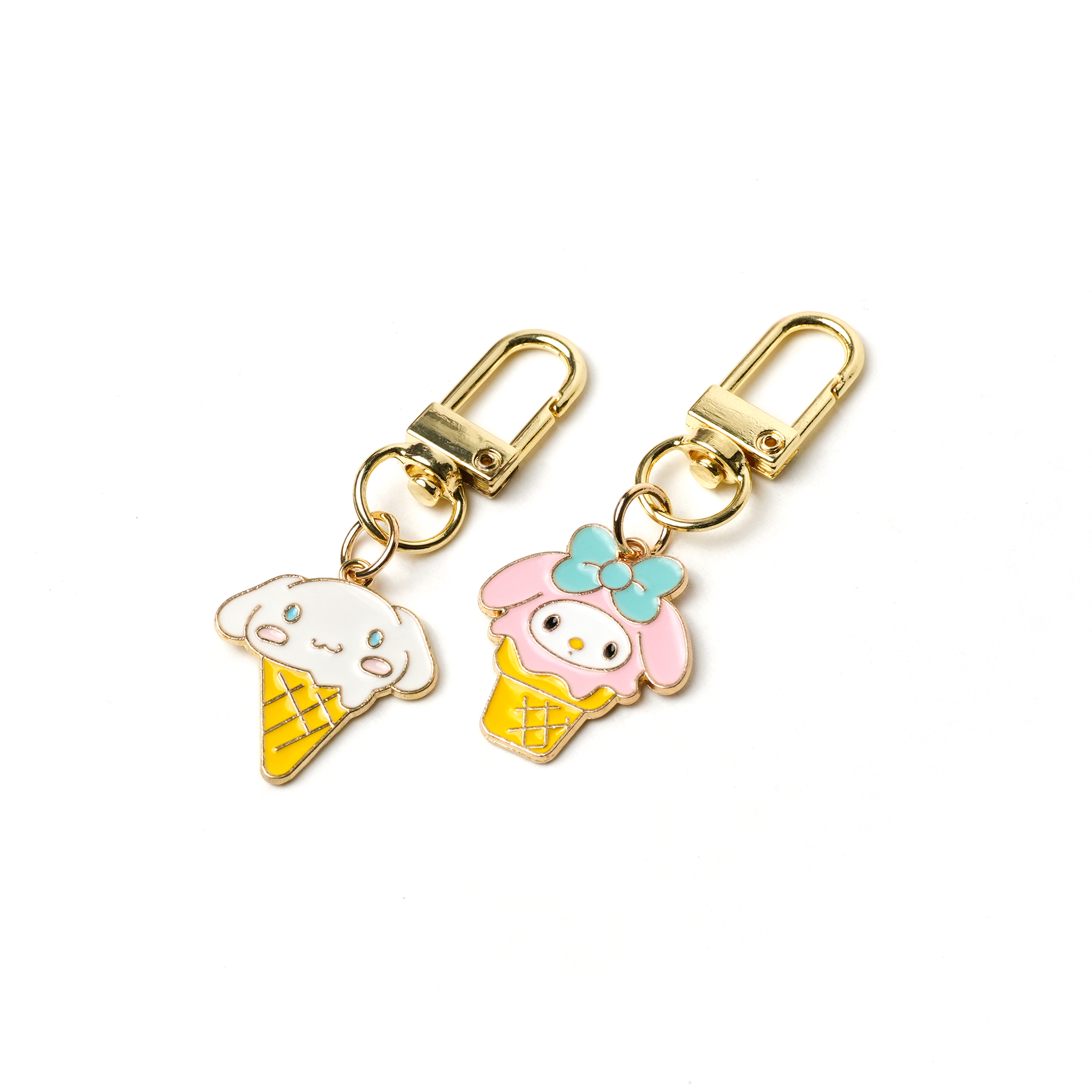 Key Ring Metal Sanrio Cinnamoroll Ice-cream