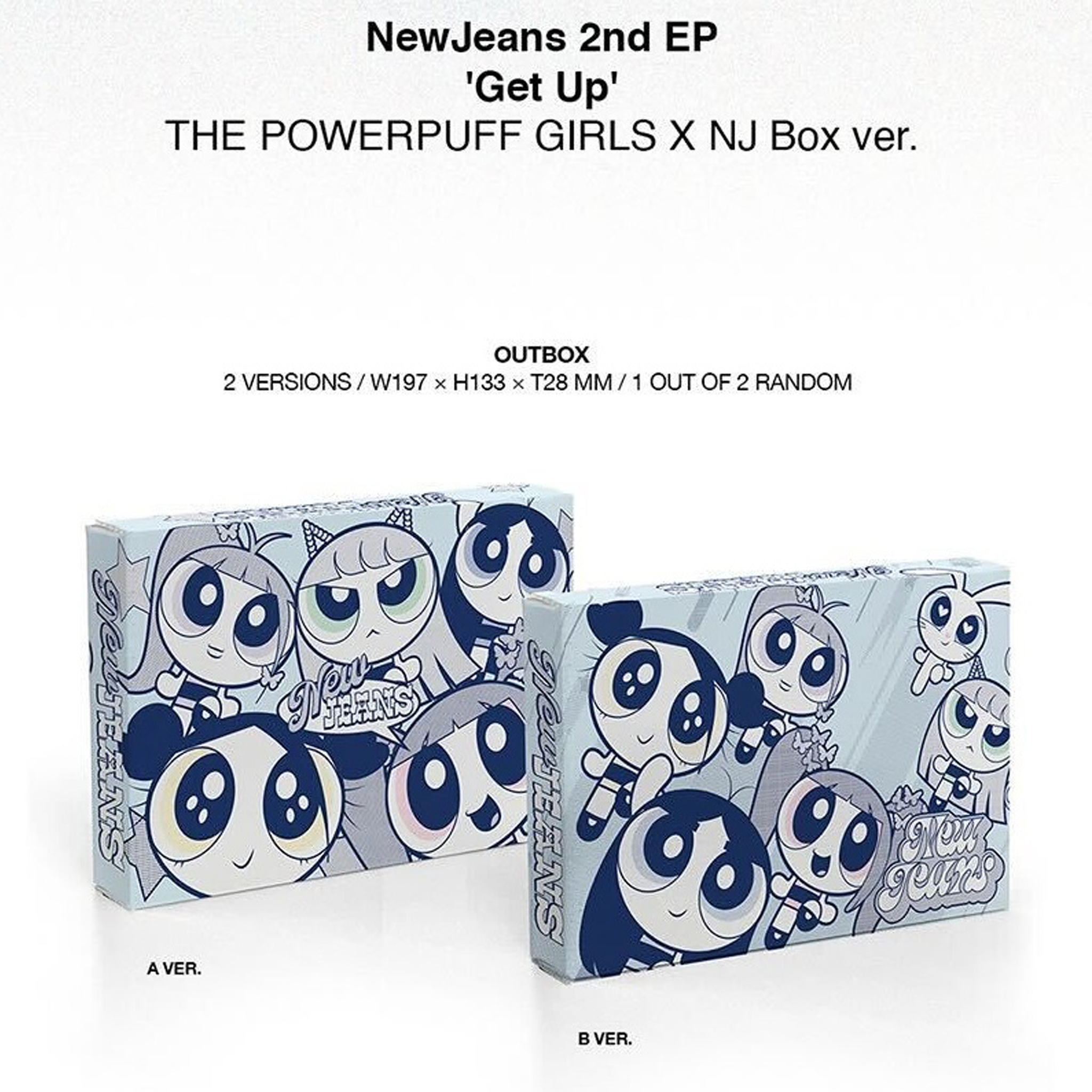 NewJeans - NewJeans 2nd EP `Get Up' [The POWERPUFF GIRLS X NJ Box