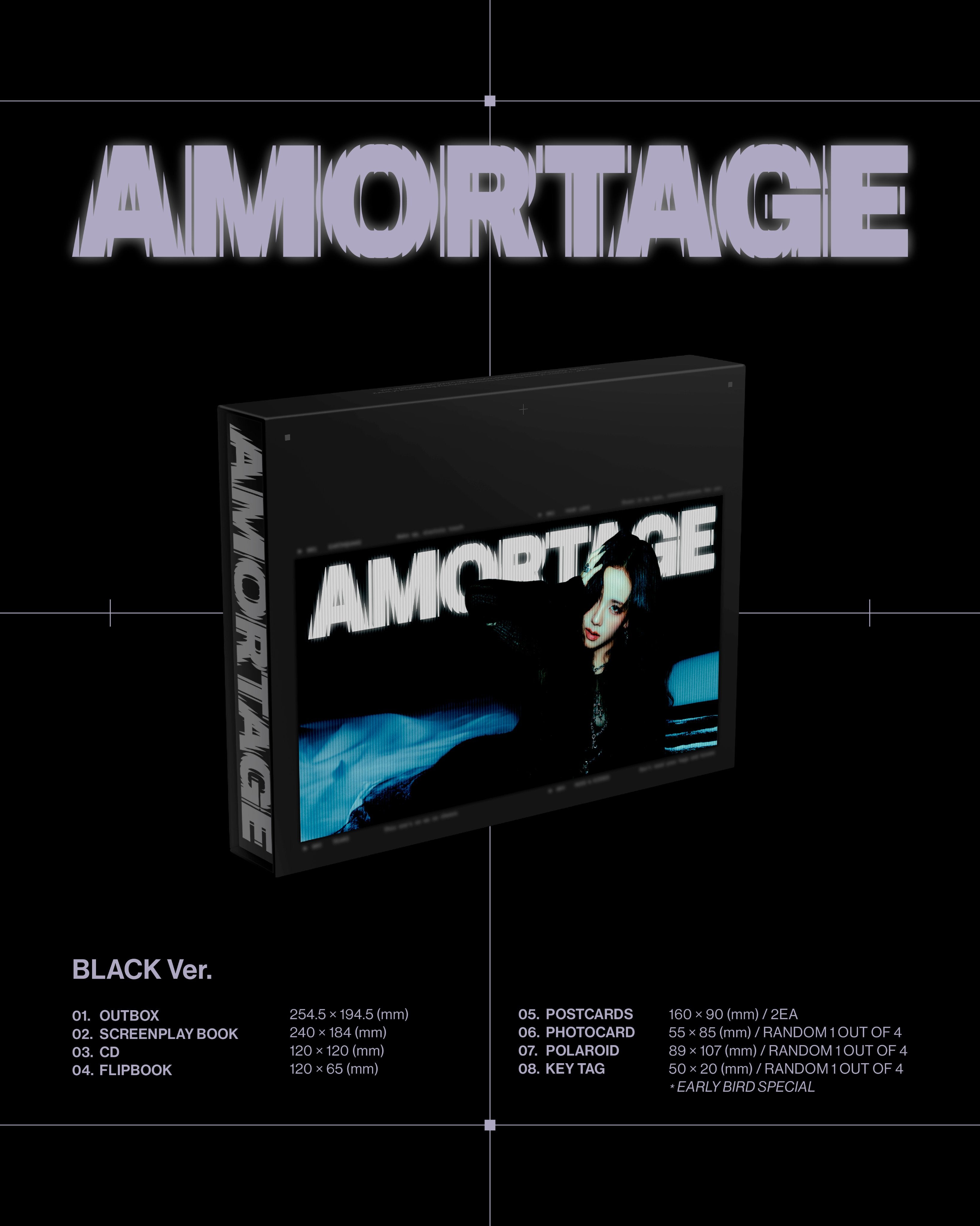 [PRE-ORDER] JISOO - MINI ALBUM [AMORTAGE] EXCLUSIVE EDITION (2 Versions)