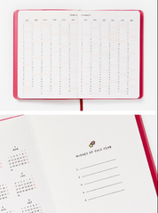 2025 Diary "My Bear Diary" Bear - Red