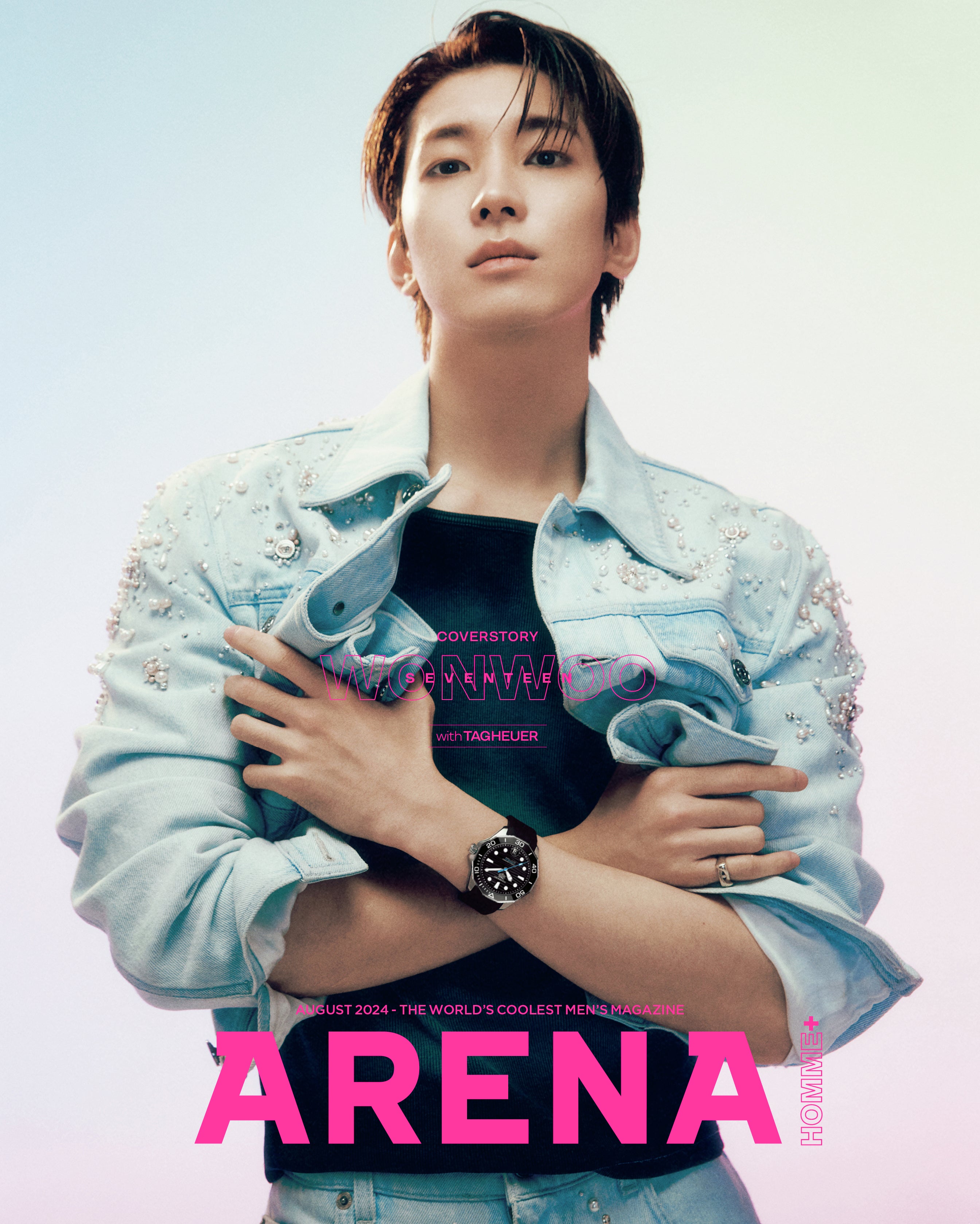 ARENA HOMME 2024.8 (COVER: SEVENTEEN WONWOO)