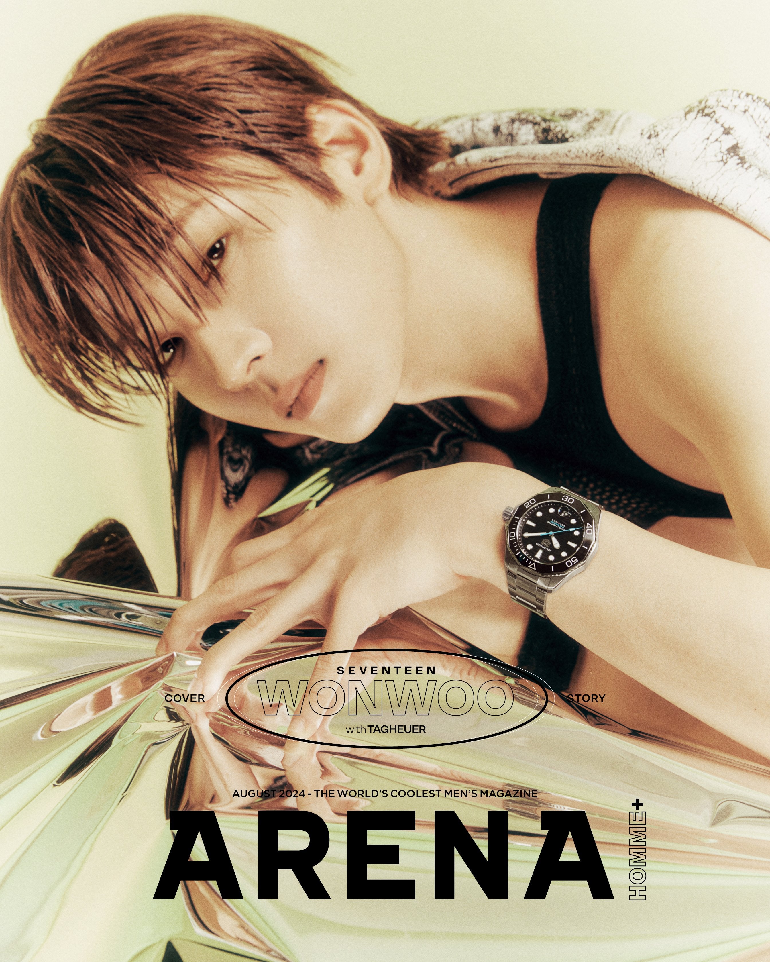 ARENA HOMME 2024.8 (COVER: SEVENTEEN WONWOO)