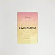 [TRADE] WayV "Give Me That" (KUN; Dear My Muse POB)