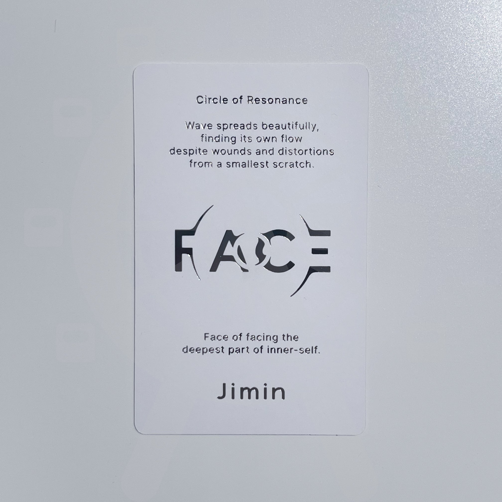 (TRADE) BTS 'Face' (Jimin; Undefinable Face 2)