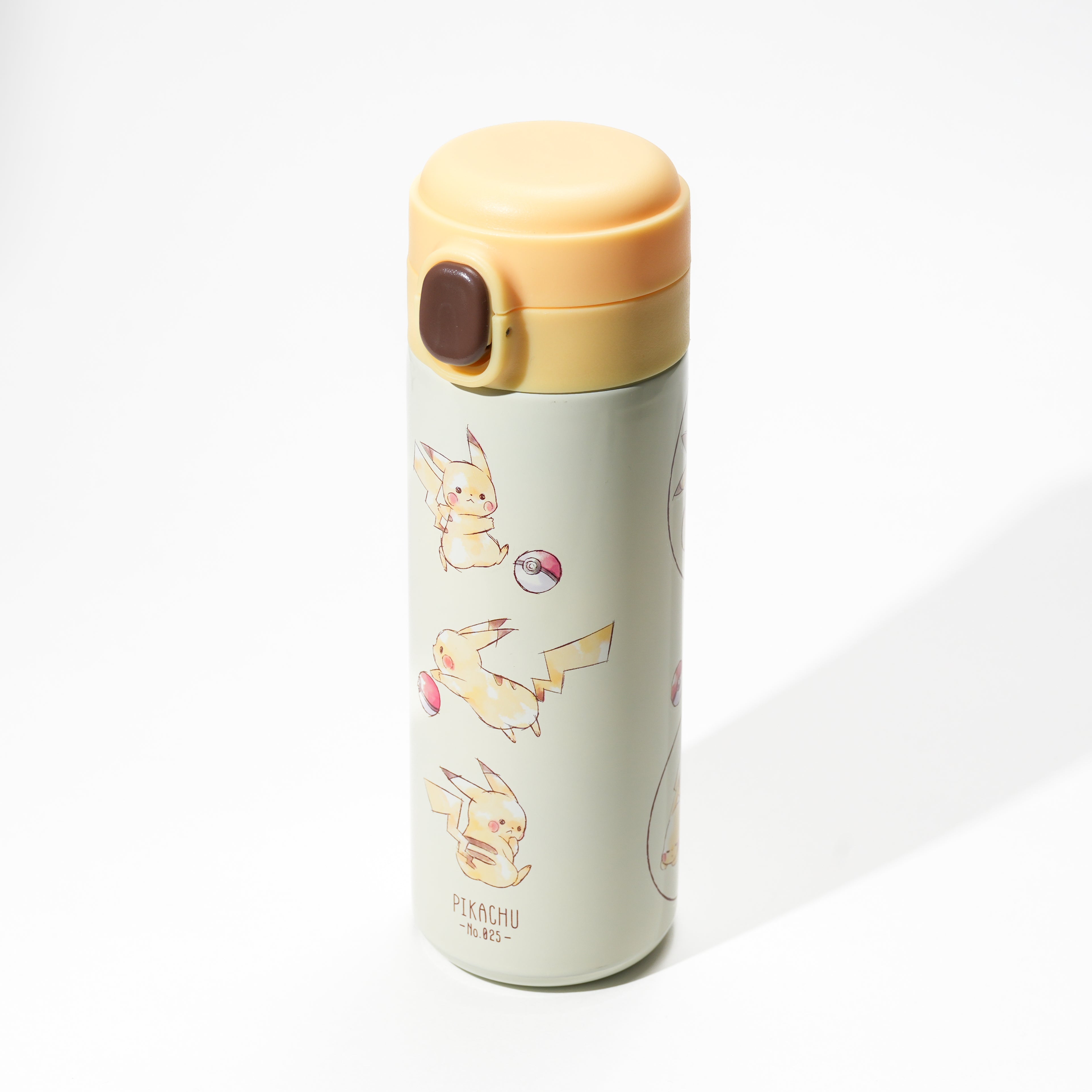 Stainless Steel Button Tumbler: Pikachu