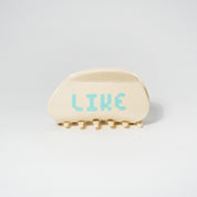 Mini Hair Clip 'Like' - Beige