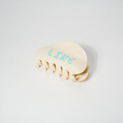 Mini Hair Clip 'Like' - Beige