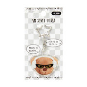 KEYRING STAR HIP BEAR