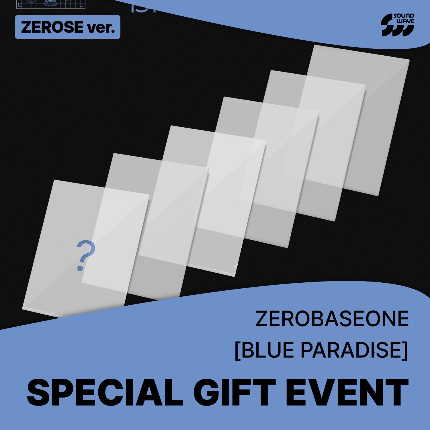 Zerobaseone 5th Mini Album "BLUE PARADISE" (ZEROSE Ver.) + Soundwave POB (Random)