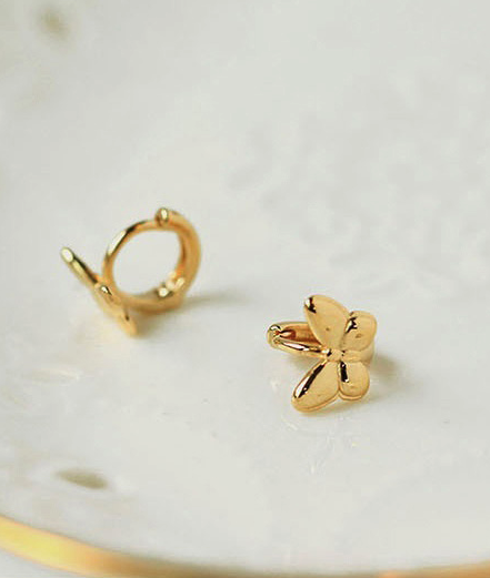 Butterfly Huggie Hoop Earrings