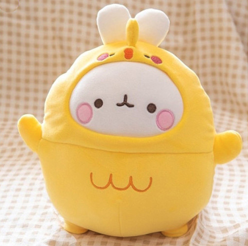 Molang Animal Costume - Yellow Chick Plush