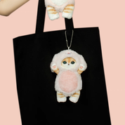 Mofusand Bag Charm - Floppy Ear Pink Bunny