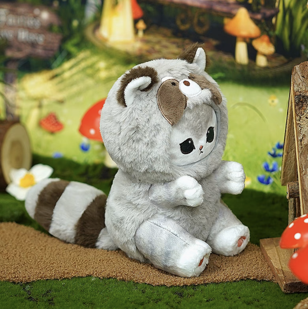 Mofusand Long Tailed Forrest Friends - Raccoon