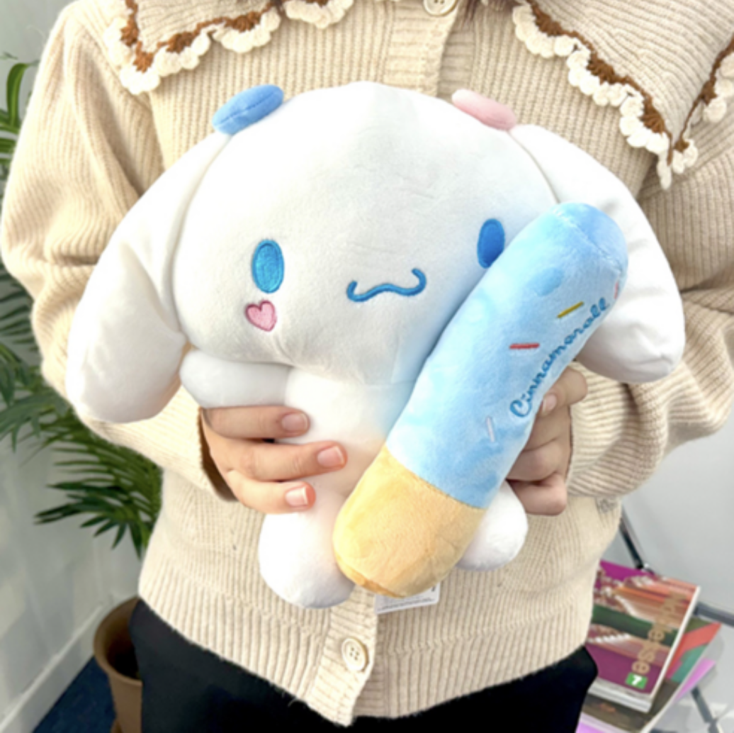 Sanrio Chocolate 'Pepero' Snack Plush (25cm) - Cinnamoroll V.2